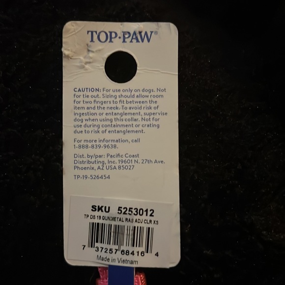 Top Paw Dog Top Paw Gunmetal Core Dog Collar Poshmark